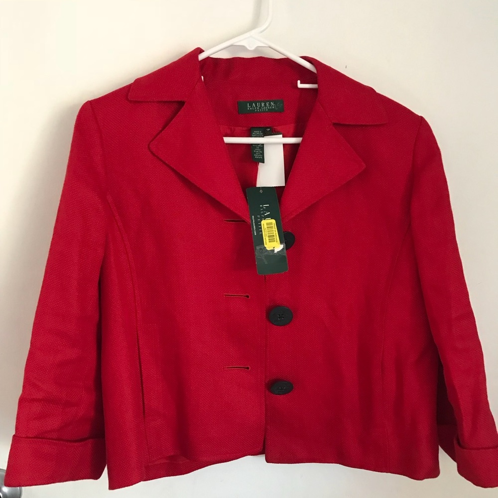 Ralph Lauren Red Blazer